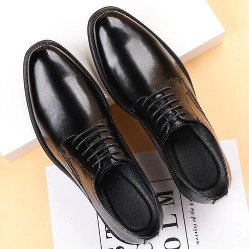 Men's Leather Casual Shoes for Formal Dress and Work Occasions